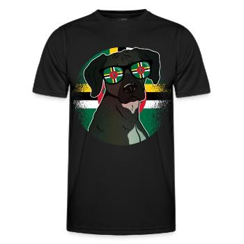 Dominique - T-shirt sport Homme - noir - Devant - AI Model Male 178 dark (178cm)