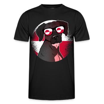 Greenland - Men's Functional T-Shirt - black - Front - AI Model Male 178 dark (178cm)