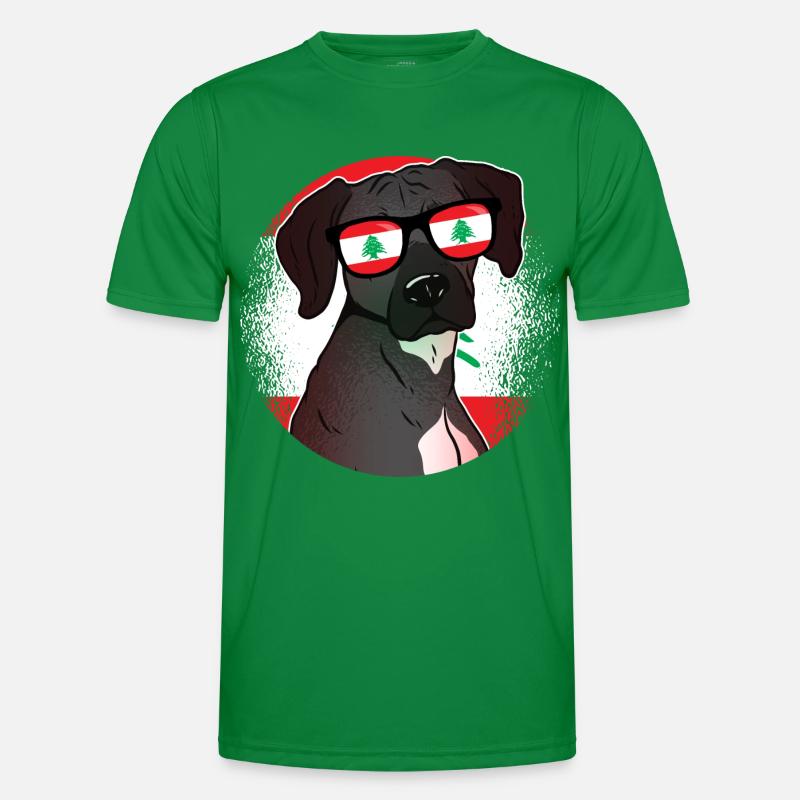 Libanon Männer Funktions-T-Shirt