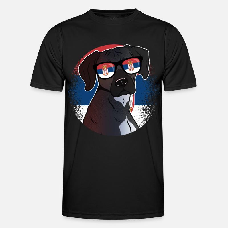 Serbie T-shirt sport Homme