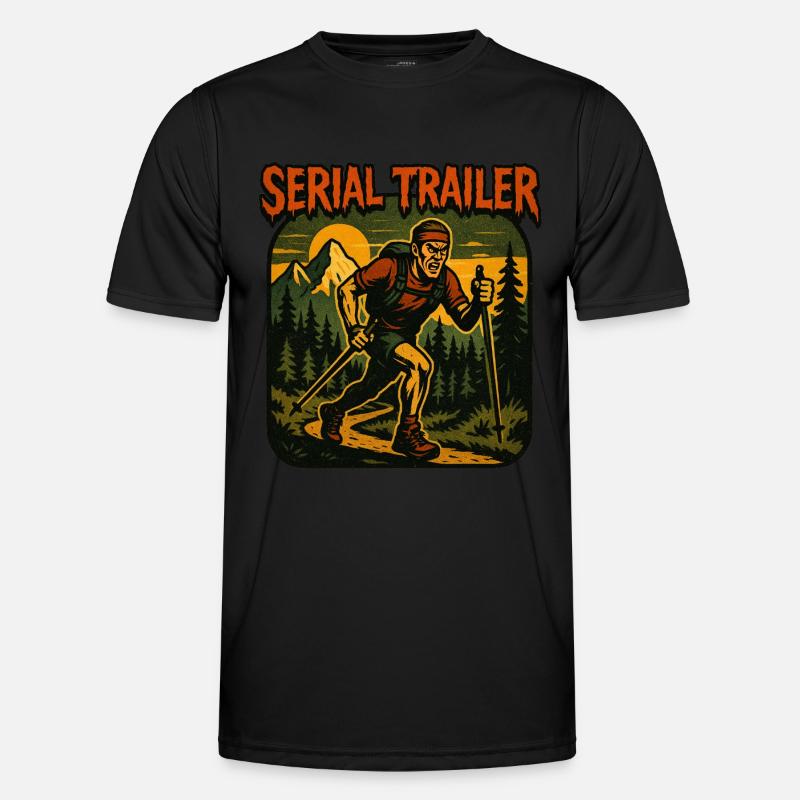 Serial Trailer Männer Funktions-T-Shirt