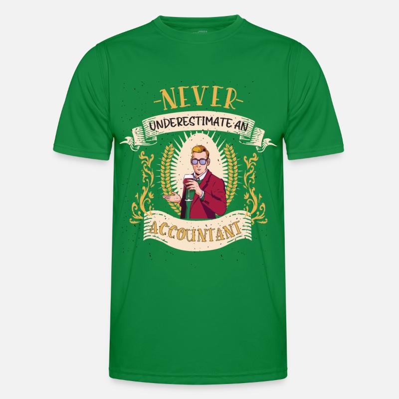Cadeau drôle de comptabilité comptable T-shirt sport Homme