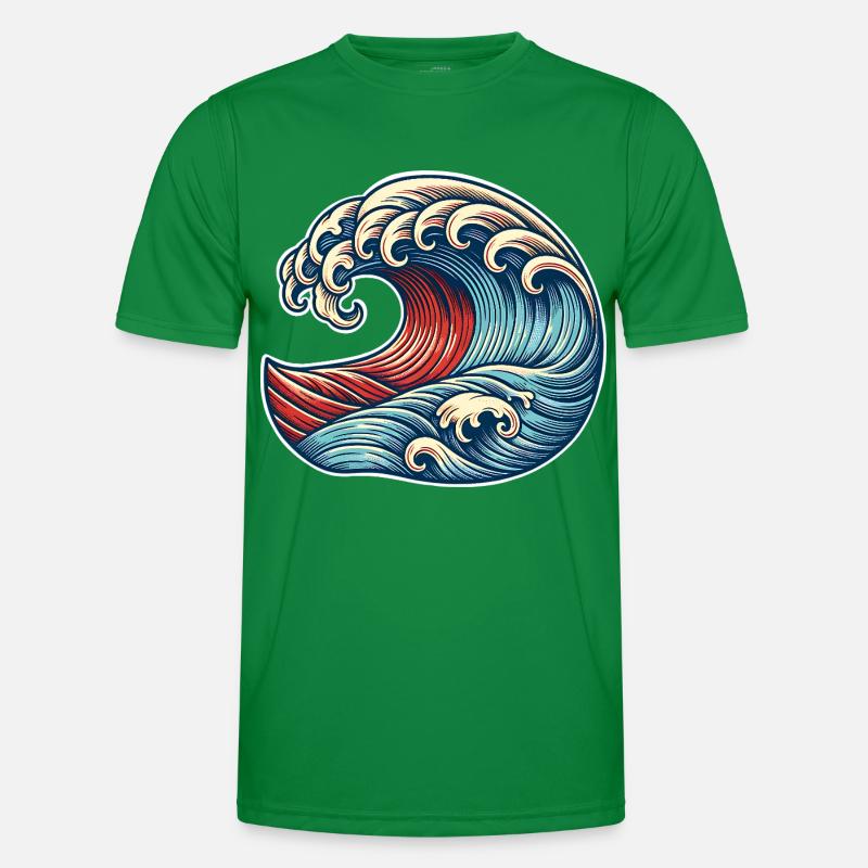 Wave Men's Functional T-Shirt