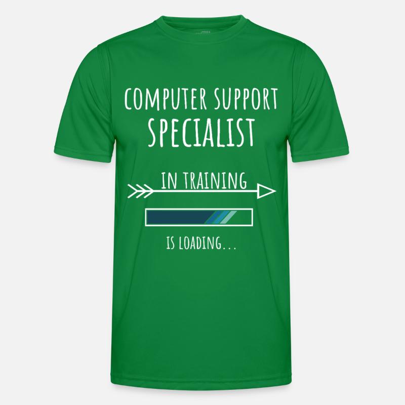 Computer Support Specialist in Ausbildung Beruf Männer Funktions-T-Shirt