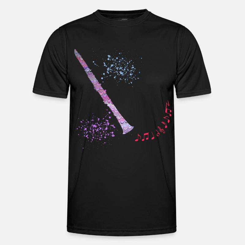 klarinette e 62 - Männer Funktions-T-Shirt - Schwarz