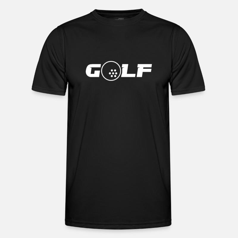 Golf Player Golfer Golfing - Men's Functional T-Shirt - black