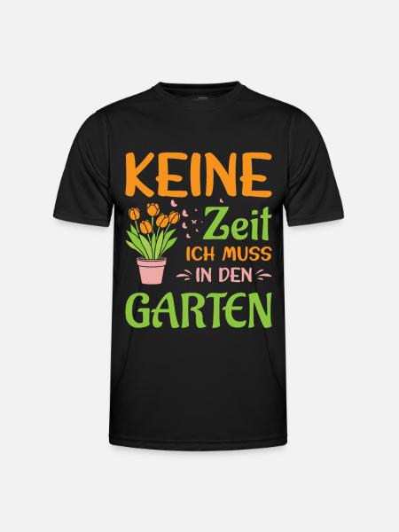 Gärtner Spruch Gärtnerei Hobbygärtner Kleingärtner - Männer Funktions-T-Shirt - Schwarz