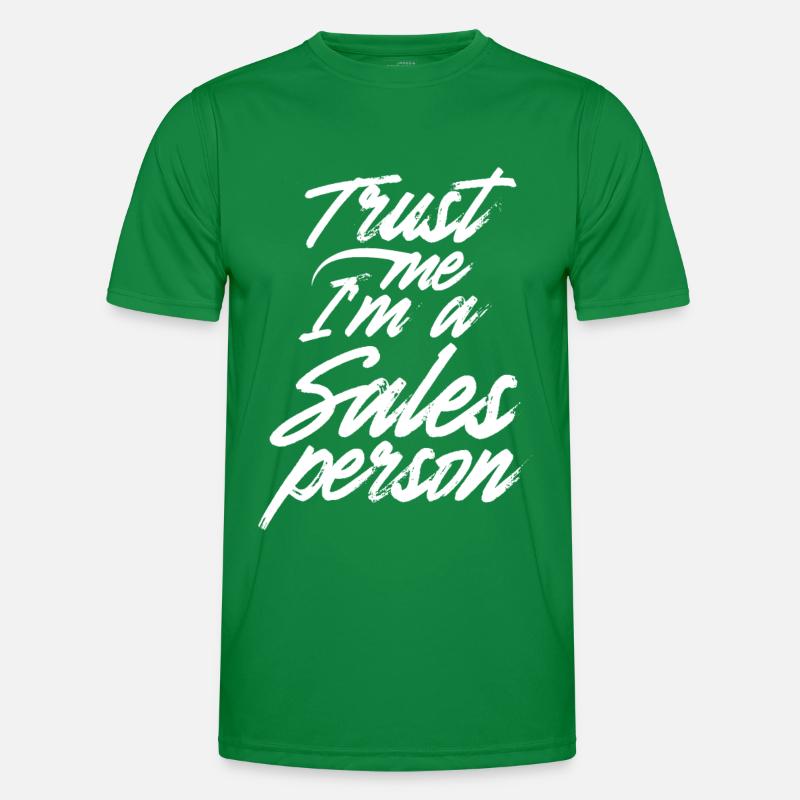 Vertrau Mir Ich Bin Ein Verkäufer Vertrieb Verkauf Männer Funktions-T-Shirt