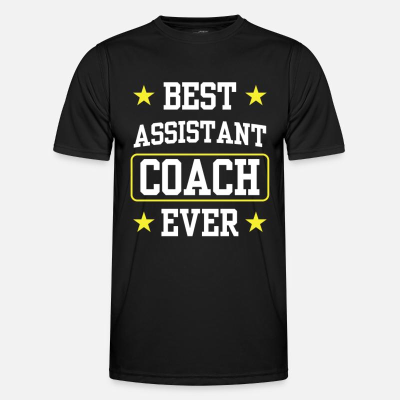 Bester Assistenztrainer Aller Zeiten Assistent - Männer Funktions-T-Shirt - Schwarz