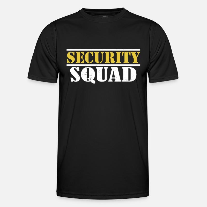 Security Squad Security Security Bouncer - Men's Functional T-Shirt - black