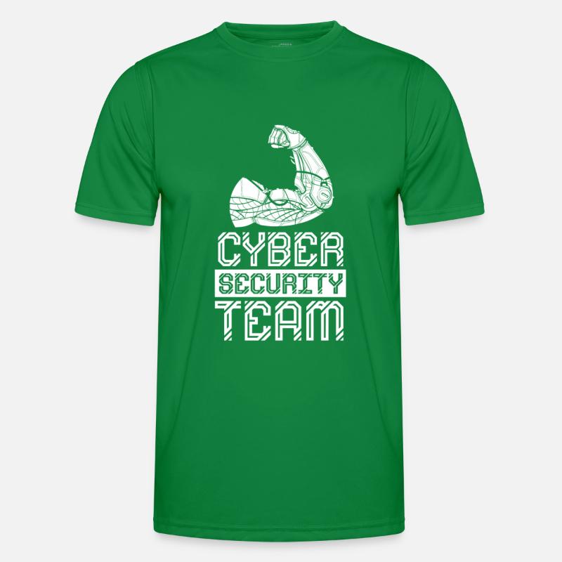 Cybersecurity Team Hacking Hacker IT Sicherheit Männer Funktions-T-Shirt