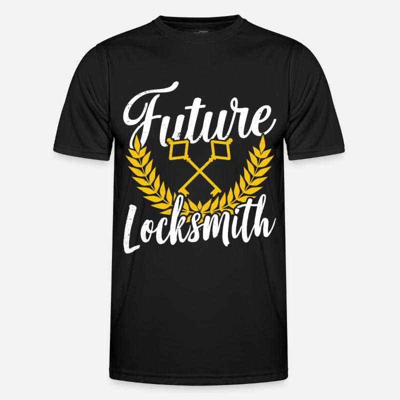 Future Locksmith Locksmith Locksmith - Men's Functional T-Shirt - black