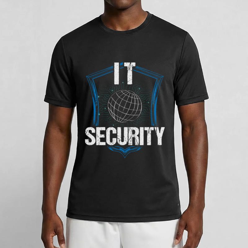 It Security Hack Hacker Hacking Cybersecurity Men's Functional T-Shirt