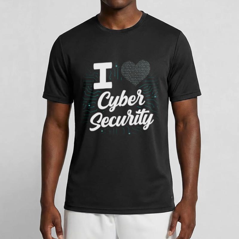 J’adore Cybersecurity Hack IT Security Hacker T-shirt sport Homme