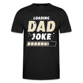 Papa Blague Papa Blague Blague Père - T-shirt sport Homme - noir - Devant - AI Model Male 178 dark (178cm)