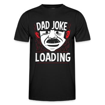 Papa Blague Papa Blague Blague Père - T-shirt sport Homme - noir - Devant - AI Model Male 178 dark (178cm)