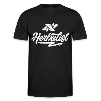 Herboriste Herb Herb Herb Herb Garden - T-shirt sport Homme - noir - Devant - AI Model Male 178 dark (178cm)