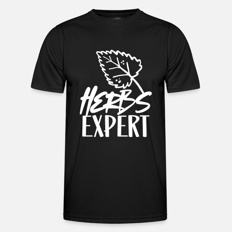 Herb Expert Herb Herb Garden - Men's Functional T-Shirt - black