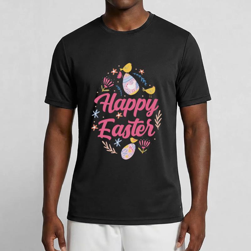 Happy Easter Easter Easter Easter Easter Sayings Men's Functional T-Shirt