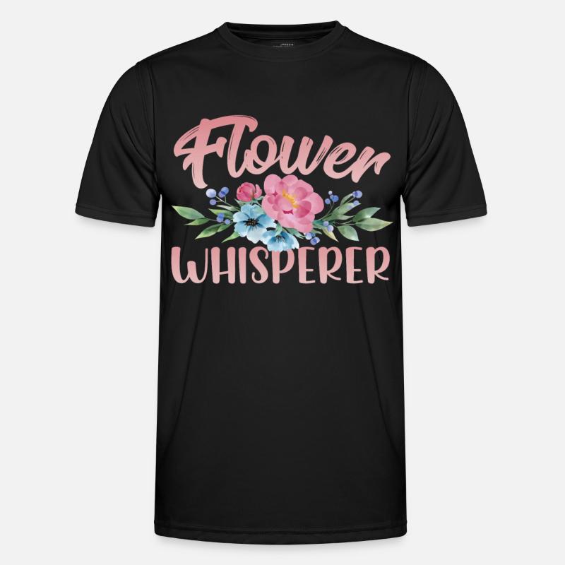 Fleur Chuchoteur Fleuriste Profession Fleur Boutique Fleur T-shirt sport Homme