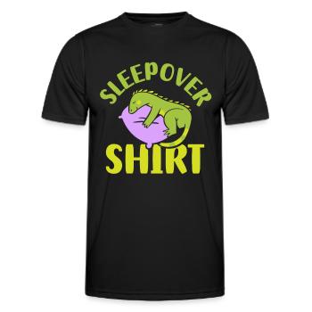 Chemise de nuit NuitÉe Fête - T-shirt sport Homme - noir - Devant - AI Model Male 178 dark (178cm)