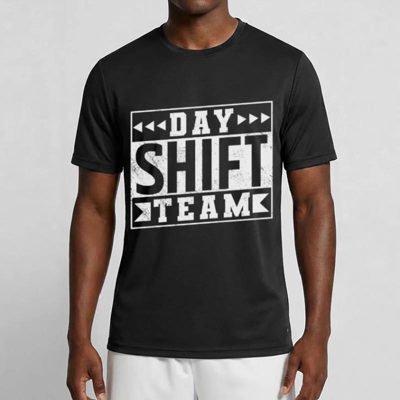 Day Shift Team Shift Work Shift Work Men's Functional T-Shirt
