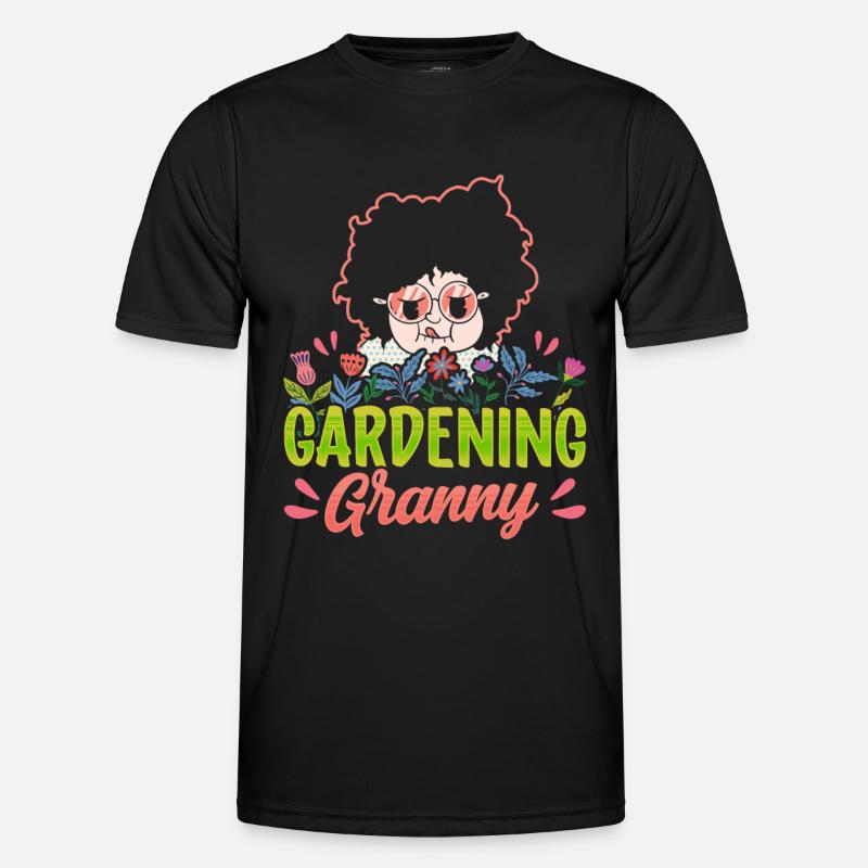 Gartenarbeit Oma Garten Großmutter Gärtnerin Männer Funktions-T-Shirt