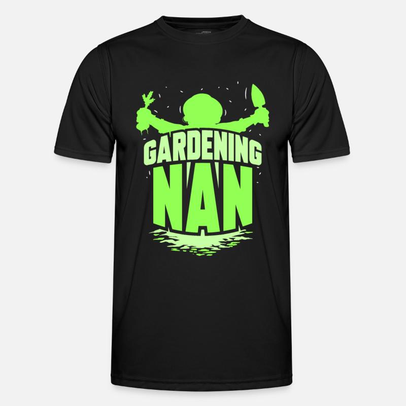Gartenarbeit Großmutter Garten Oma Gärtnerin - Männer Funktions-T-Shirt - Schwarz