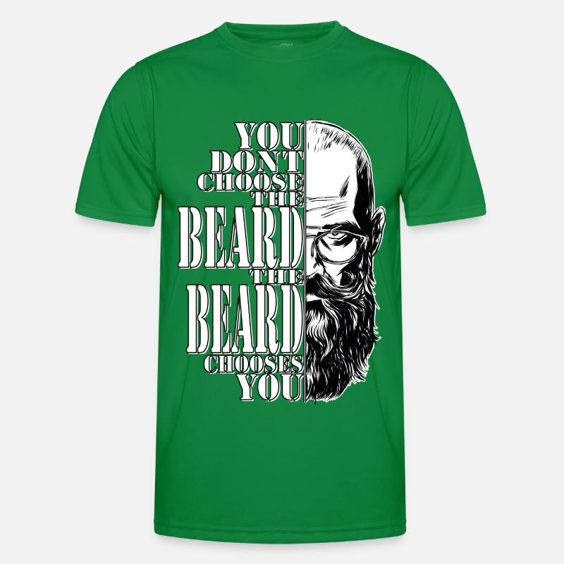 Bart Geschenkidee für Männer mit 3 Tage Bart Männer Funktions-T-Shirt