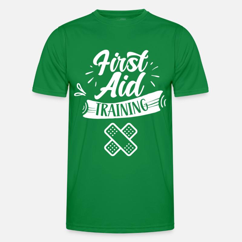 First Aid Training Trainer Course Teacher Men's Functional T-Shirt