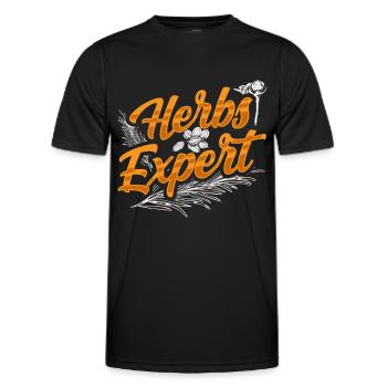 Herb Expert Herb Herb Garden - T-shirt sport Homme - noir - Devant - AI Model Male 178 dark (178cm)