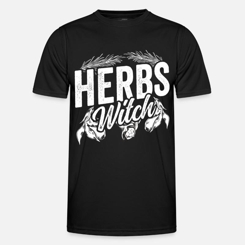 Herbal Witch Herb Garden Herb - Men's Functional T-Shirt - black