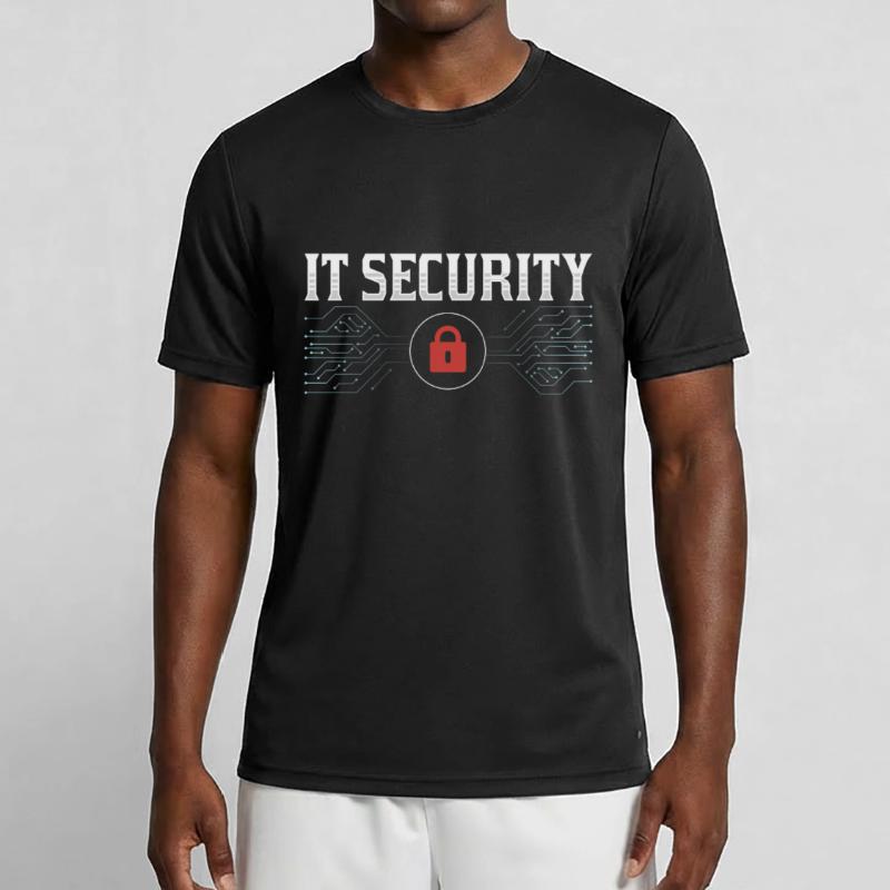 It Security Hack Cybersecurity Hacking Hacker Men's Functional T-Shirt