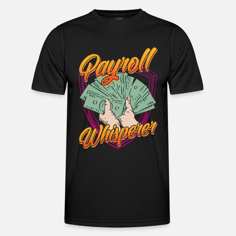 Payroll Whisperer Ressources humaines RH T-shirt sport Homme