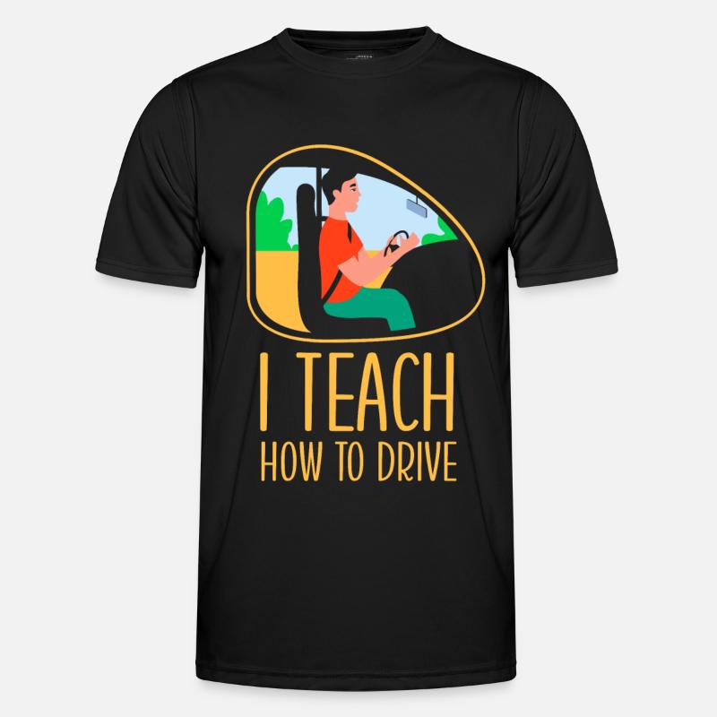 I Bring Driving At Driving Instructor Driving School - Men's Functional T-Shirt - black