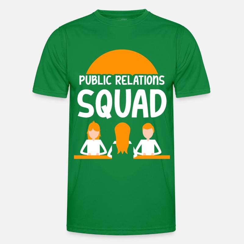 Public Relations Team PR Öffentlichkeitsarbeit Men's Functional T-Shirt