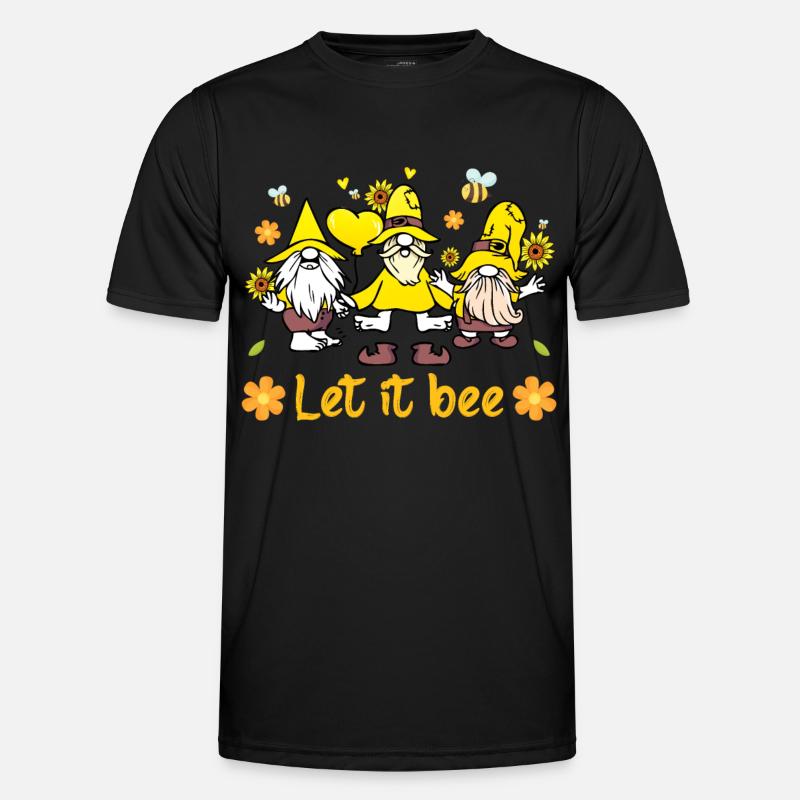 Let It Bee Bee - Men's Functional T-Shirt - black