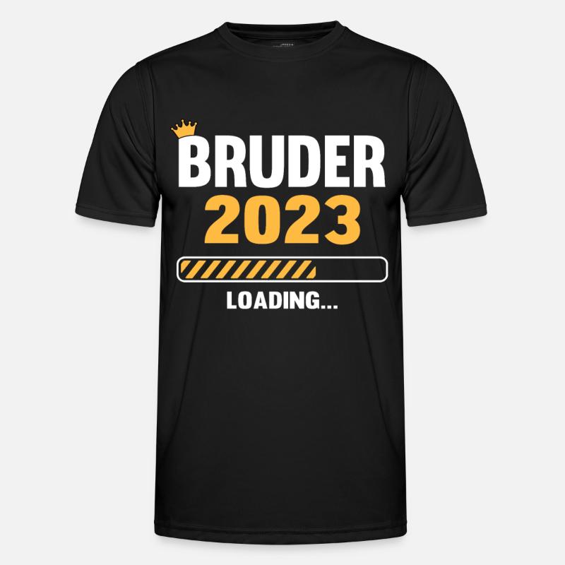 Bruder 2023 Loading - Männer Funktions-T-Shirt - Schwarz