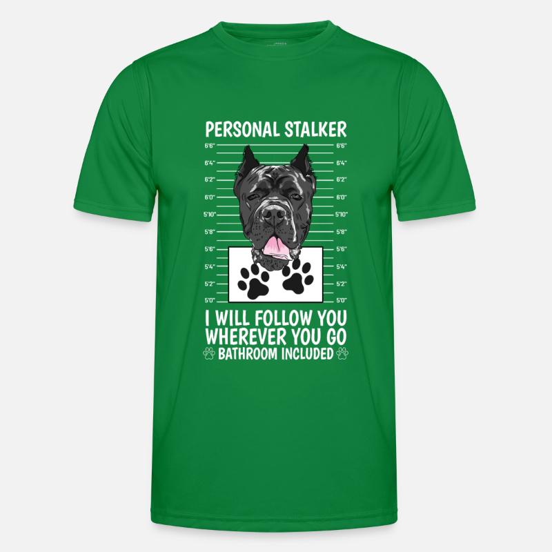 Cane Corso Personal Stalker Männer Funktions-T-Shirt