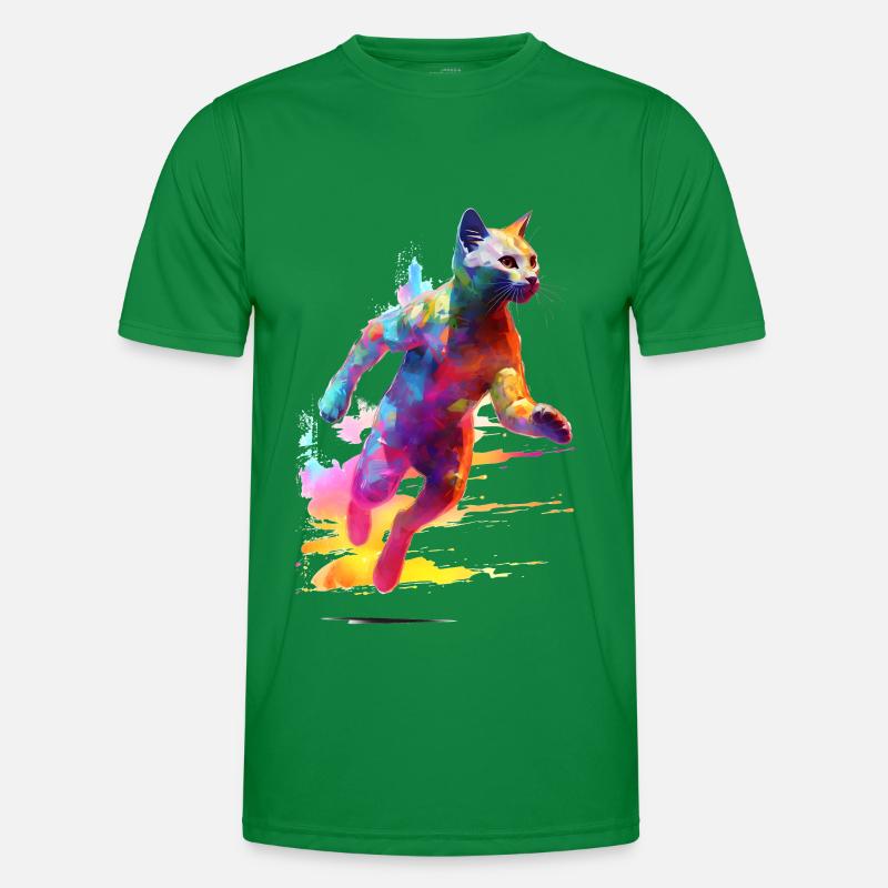 Chat de jogging T-shirt sport Homme