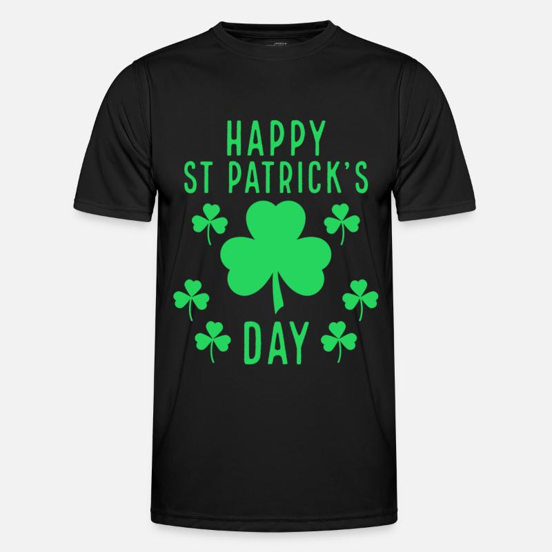 St Patricks Day, St Patricks Day, St Patricks Day - Men's Functional T-Shirt - black