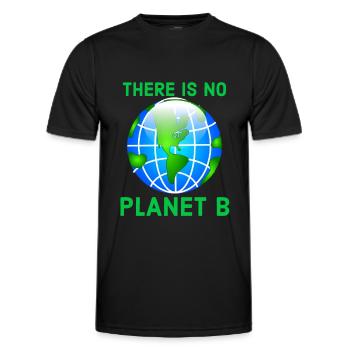 Environnement, Changement climatique, Changement climatique - T-shirt sport Homme - noir - Devant - AI Model Male 178 dark (178cm)
