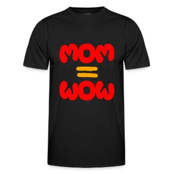 Fête des mères, Fête des mères, Fête des mères, Fête des mères - T-shirt sport Homme - noir - Devant - AI Model Male 178 dark (178cm)