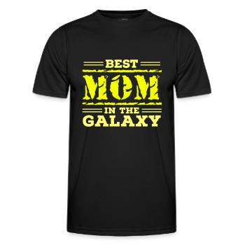 Fête des mères, Fête des mères, Fête des mères, Fête des mères - T-shirt sport Homme - noir - Devant - AI Model Male 178 dark (178cm)