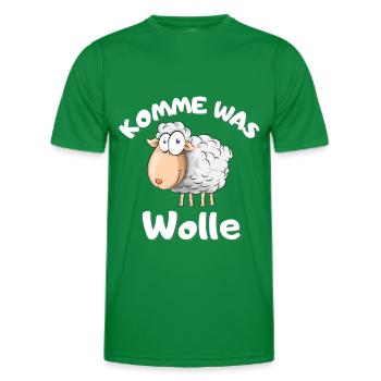 Lustige Geschenkidee für Schäfer und Bauern Spruch - Männer Funktions-T-Shirt - Kelly Green - Vorne - AI Model Male 178 dark (178cm)