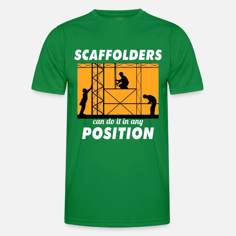 Scaffolder Scaffold Builder Scaffolding Platform Men's Functional T-Shirt