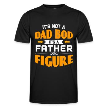 Father's Day, Father's Day, Father's Day, Father's - Men's Functional T-Shirt - black - Front - AI Model Male 178 dark (178cm)