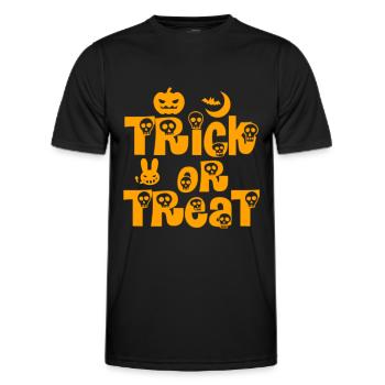 Halloween Halloween Halloween Halloween Halloween - T-shirt sport Homme - noir - Devant - AI Model Male 178 dark (178cm)