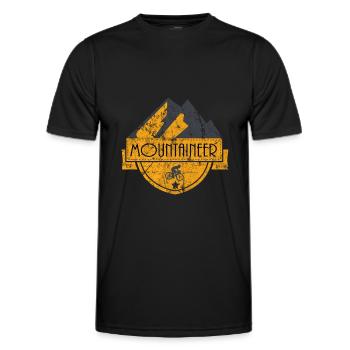bicycle - Men's Functional T-Shirt - black - Front - AI Model Male 178 dark (178cm)