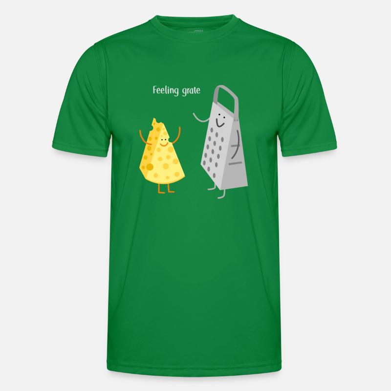 Feeling Grate Cheese Pun Men's Functional T-Shirt